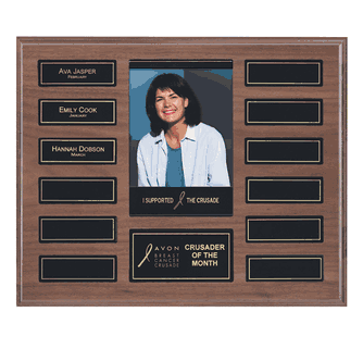 Employee Month Perpetual Plaque Magnetic Plates