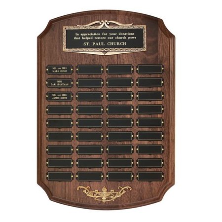 Perpetual Name Plaque - 14" x 20"
