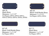 Perpetual Plates (Replacement Name Plates For TrophyCentral Plaques)