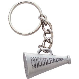 Cheerleader Pewter Key Chains