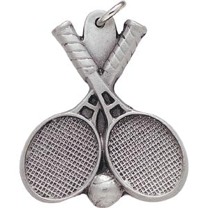 Tennis Pewter Key Chains