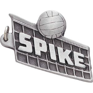 Pewter Key chains -Volleyball