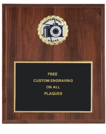 Photography Insert Plaque