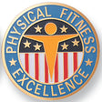 Physical Fitness Medal Insert (Etched)