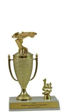 Pinewood Derby 1st, 2nd and 3rd Place Award Cup Trophy