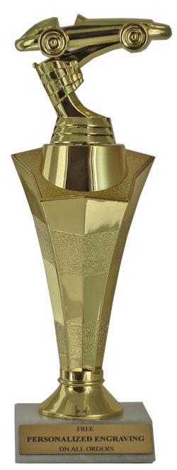Pinewood Derby Star Column Trophy