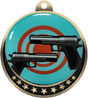 Pistol Shooting Insert Medal