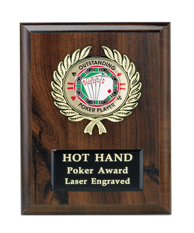 Poker Plaque (5" x 7")