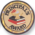 Principal's Award Mylar Decal Medal Insert