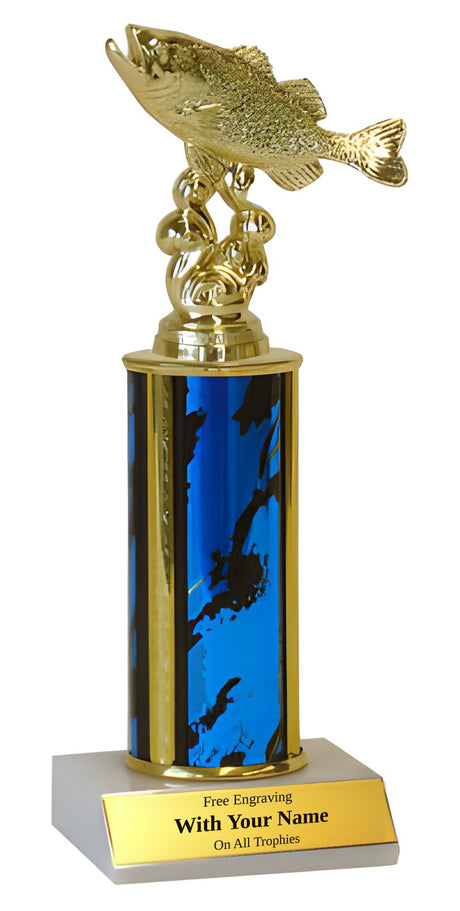 Bass Fishing Column Trophy