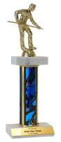Billiards Deluxe Double Marble Trophy