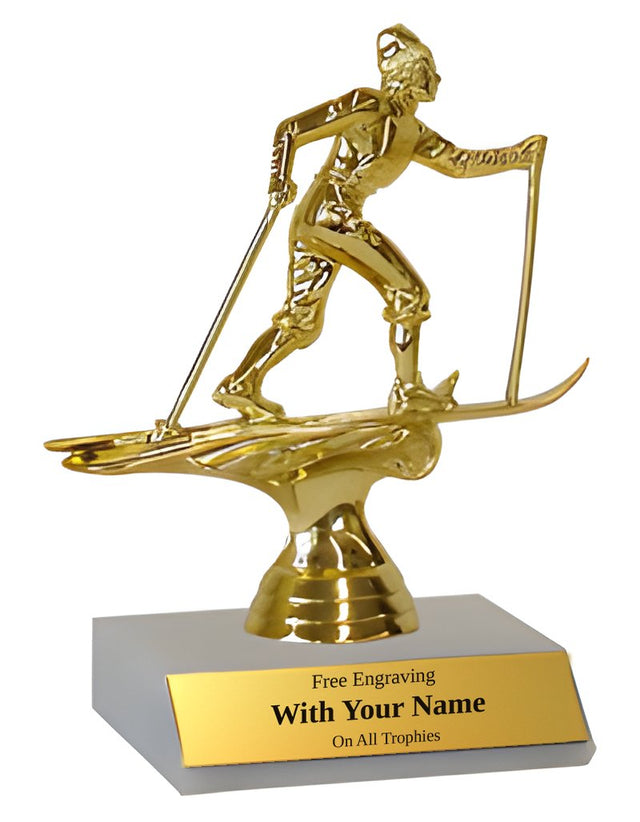 Cross Country Skiing Participation Trophy