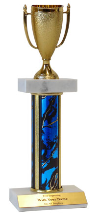 Cup Deluxe Double Marble Trophy