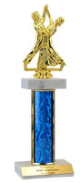 Couples Dance Deluxe Double Marble Trophy