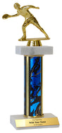 Disc Golf Deluxe Double Marble Trophy