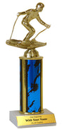 Downhill Skiing Column Trophy