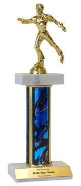 Figure Skating Deluxe Double Marble Trophy
