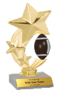 Spinner Football Participation Trophy