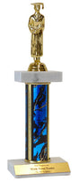 Graduation Deluxe Double Marble Trophy