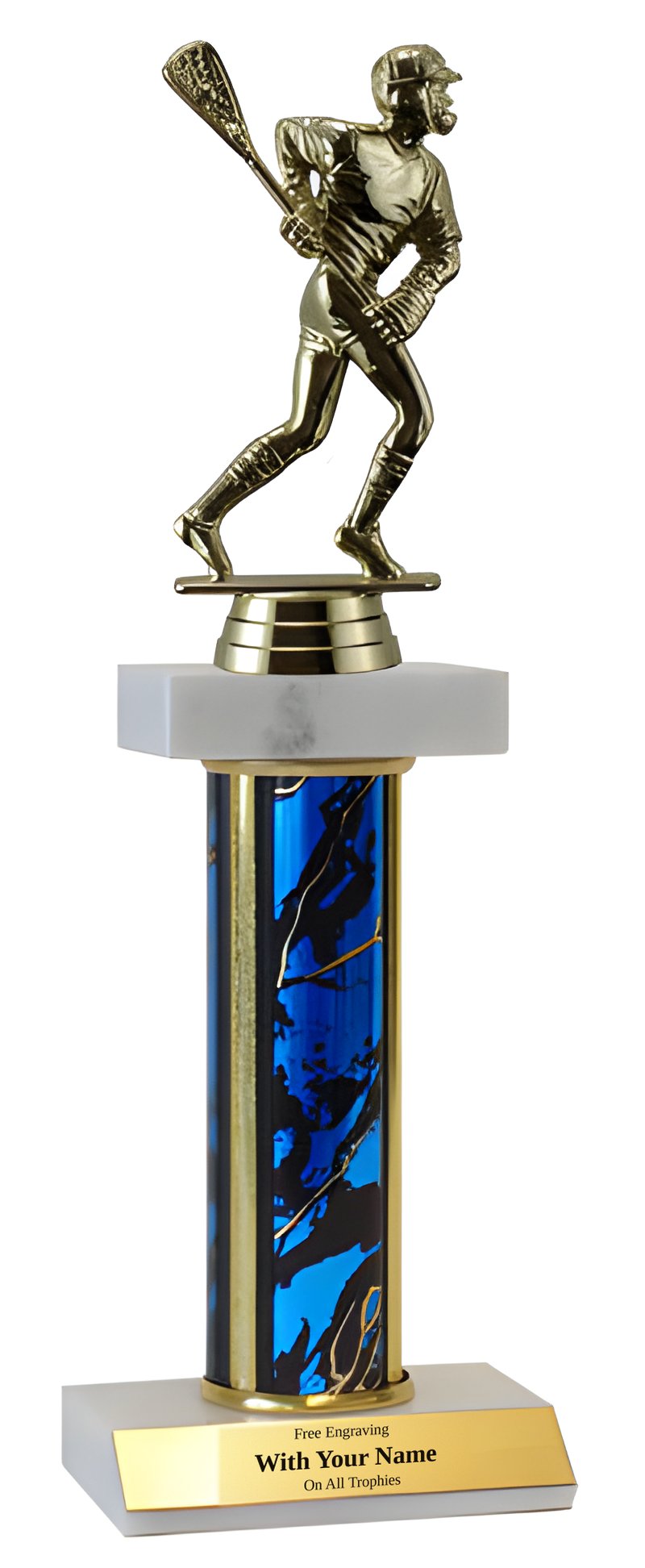 Lacrosse Deluxe Double Marble Trophy