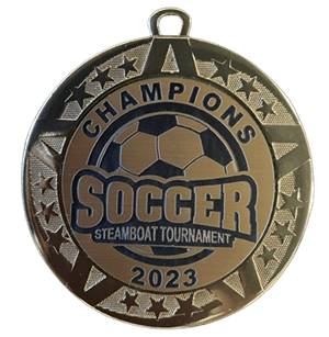 Custom Artwork Gold Frame Medal