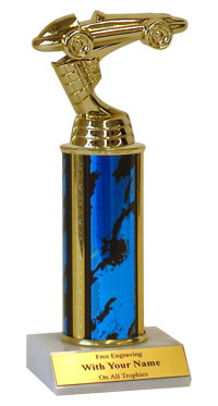 Pinewood Derby Column Trophy