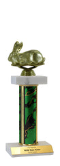Rabbit Deluxe Double Marble Trophy