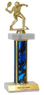Racquetball Deluxe Double Marble Trophy