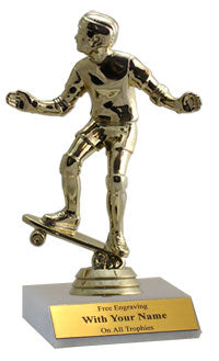 Skateboarding Participation Trophy