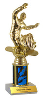 Snowboarding Column Trophy