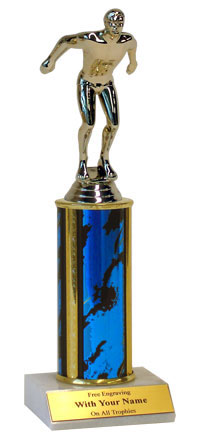 Swimming Column Trophy