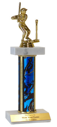 T-Ball Deluxe Double Marble Trophy