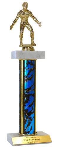 Wrestling Deluxe Double Marble Trophy