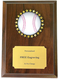 Holographic Baseball Insert Plaque