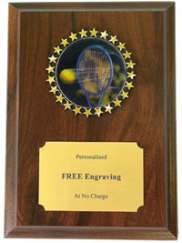 Tennis Holographic Insert Plaque