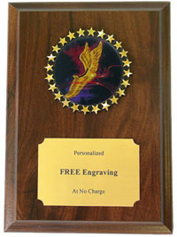 Track Holographic Insert Plaque