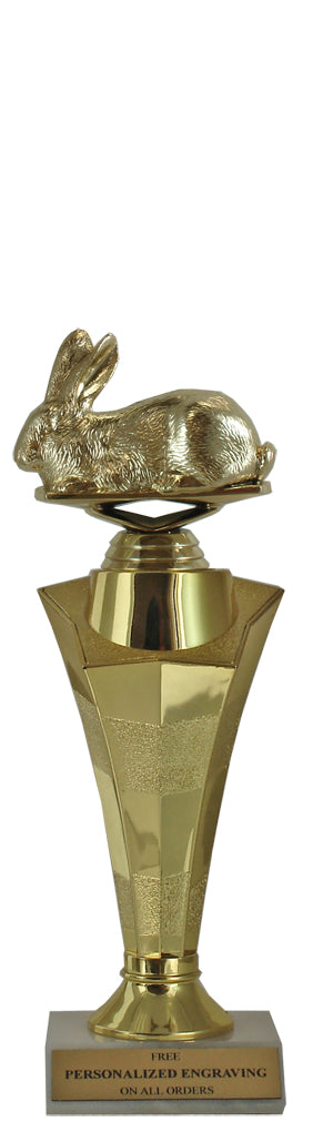 Rabbit Star Column Trophy