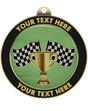Racing Insert Medal with Personalized Rim