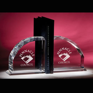 Crystal Radii Bookends