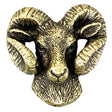 Ram Mascot Antique Brass Lapel Pins