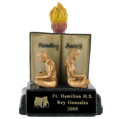 Resin Reading Trophy