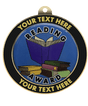 Reading Insert Medal with Personalized Rim