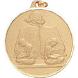 2" Diamond Cut Edge Medal with Ribbon - Reading