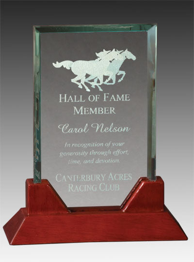 Rectangle Prestige Award - Glass