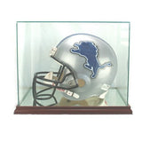 Rectangular Glass Football Helmet Display Case