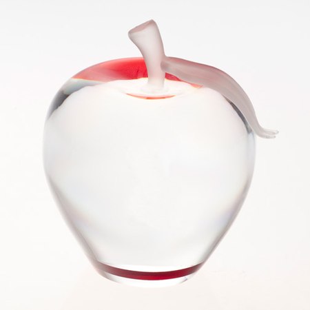 Red Royale Crystal Apple Teacher's Award