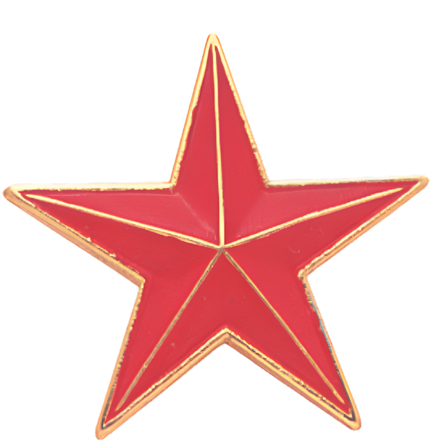 Red Star Pin