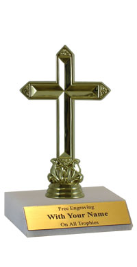 Religious Cross Participation Trophy