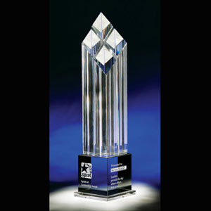 Rhombus IV Crystal Award
