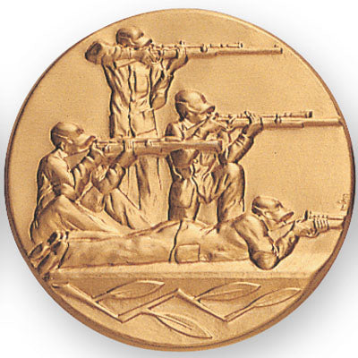 Rifle 4 Position Litho Medal Insert